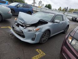 Salvage cars for sale at Woodburn, OR auction: 2015 Scion TC