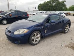 Salvage cars for sale at Oklahoma City, OK auction: 2007 Mitsubishi Eclipse GS