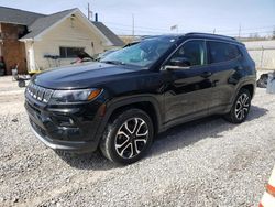 Vehiculos salvage en venta de Copart Northfield, OH: 2022 Jeep Compass Limited