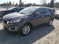 Salvage cars for sale at Graham, WA auction: 2018 KIA Sorento LX