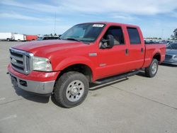 Salvage cars for sale from Copart Sacramento, CA: 2005 Ford F250 Super Duty