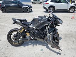Salvage motorcycles for sale at Arcadia, FL auction: 2022 Kawasaki EX650 N