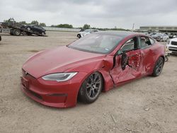 Tesla salvage cars for sale: 2021 Tesla Model S