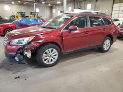 Salvage cars for sale from Copart Blaine, MN: 2015 Subaru Outback 2.5I Premium