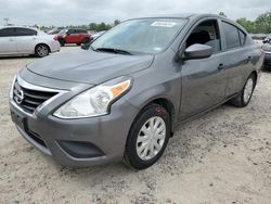 Salvage cars for sale at Houston, TX auction: 2016 Nissan Versa S