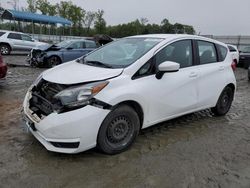 Nissan salvage cars for sale: 2017 Nissan Versa Note S