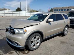 Salvage cars for sale at Littleton, CO auction: 2014 Dodge Durango Limited