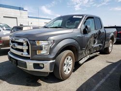 Salvage cars for sale at Rancho Cucamonga, CA auction: 2016 Ford F150 Super Cab