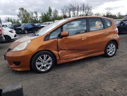 Salvage cars for sale from Copart Portland, OR: 2010 Honda FIT Sport