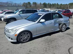 Salvage cars for sale at Exeter, RI auction: 2009 Mercedes-Benz C 300 4matic