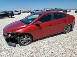 Salvage cars for sale at Temple, TX auction: 2017 Hyundai Elantra SE