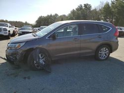 Salvage cars for sale from Copart Exeter, RI: 2015 Honda CR-V EX