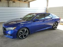 Honda Accord Sport salvage cars for sale: 2018 Honda Accord Sport