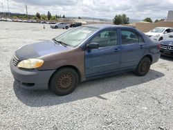 Salvage cars for sale from Copart Mentone, CA: 2006 Toyota Corolla CE