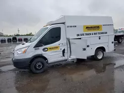 Salvage trucks for sale at Indianapolis, IN auction: 2018 Ford Transit T-350 HD