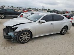 Salvage cars for sale at San Antonio, TX auction: 2015 Lexus GS 350