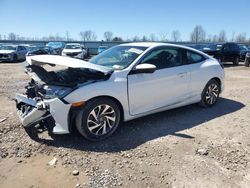 Salvage cars for sale at Central Square, NY auction: 2019 Honda Civic LX