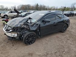 Honda Civic exl salvage cars for sale: 2015 Honda Civic EXL