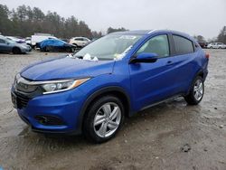 Salvage cars for sale at Mendon, MA auction: 2019 Honda HR-V EX