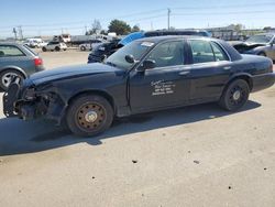 Salvage cars for sale at Nampa, ID auction: 2009 Ford Crown Victoria Police Interceptor