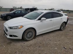 Salvage cars for sale at Kansas City, KS auction: 2016 Ford Fusion Titanium