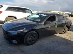 Salvage cars for sale at Las Vegas, NV auction: 2021 Hyundai Elantra Blue