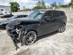 Land Rover Vehiculos salvage en venta: 2018 Land Rover Range Rover Sport Supercharged Dynamic