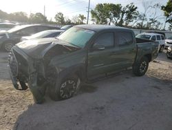 Salvage cars for sale at Riverview, FL auction: 2021 Toyota Tacoma Double Cab