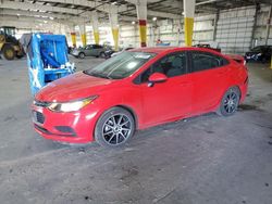 Salvage cars for sale from Copart Woodburn, OR: 2016 Chevrolet Cruze LS