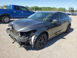 Salvage cars for sale at Bridgeton, MO auction: 2018 Ford Fusion SE