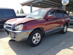 Salvage cars for sale at Vallejo, CA auction: 2005 Hyundai Santa FE GLS