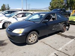 Salvage cars for sale from Copart Rancho Cucamonga, CA: 2003 Honda Civic LX