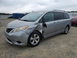 Salvage cars for sale from Copart Anderson, CA: 2011 Toyota Sienna LE