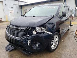 Salvage cars for sale from Copart Pekin, IL: 2013 Nissan Quest S