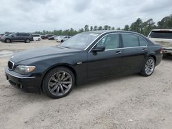 Salvage cars for sale from Copart Houston, TX: 2008 BMW 750 LI