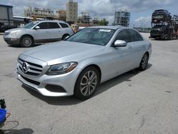 Salvage cars for sale from Copart New Orleans, LA: 2016 Mercedes-Benz C300