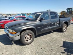 Dodge salvage cars for sale: 2002 Dodge Dakota Quad SLT