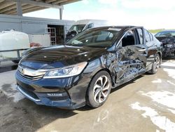 Salvage cars for sale at West Palm Beach, FL auction: 2016 Honda Accord EXL