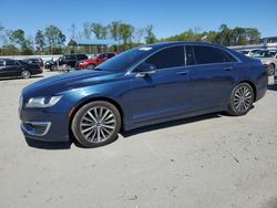 Salvage cars for sale at Spartanburg, SC auction: 2017 Lincoln MKZ Select