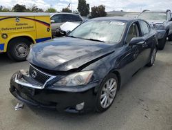 Salvage cars for sale from Copart Martinez, CA: 2010 Lexus IS 250