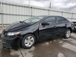 Salvage cars for sale from Copart Littleton, CO: 2015 Honda Civic LX