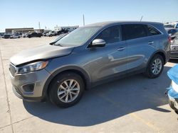 Salvage cars for sale at Grand Prairie, TX auction: 2017 KIA Sorento LX