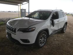 Salvage cars for sale from Copart Houston, TX: 2019 Jeep Cherokee Latitude Plus