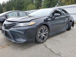 Salvage cars for sale from Copart Arlington, WA: 2020 Toyota Camry SE