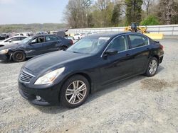 Salvage cars for sale at Concord, NC auction: 2013 Infiniti G37 Base