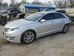 Salvage cars for sale at Wichita, KS auction: 2015 Lincoln MKZ