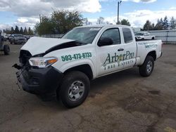 Salvage cars for sale at Woodburn, OR auction: 2022 Toyota Tacoma Access Cab