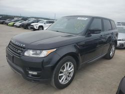 Salvage cars for sale at Grand Prairie, TX auction: 2015 Land Rover Range Rover Sport SE