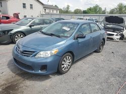 Salvage cars for sale at York Haven, PA auction: 2013 Toyota Corolla Base