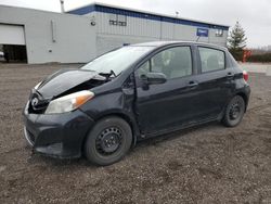 Salvage cars for sale from Copart Bowmanville, ON: 2013 Toyota Yaris